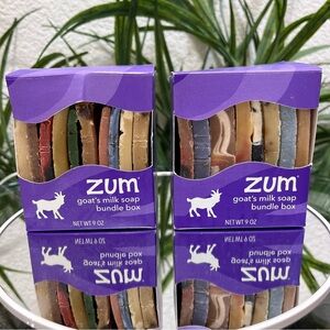 🛁NEW🛁 Zum Assorted Scented Goat Milk Bundle In A Box Set Of Two